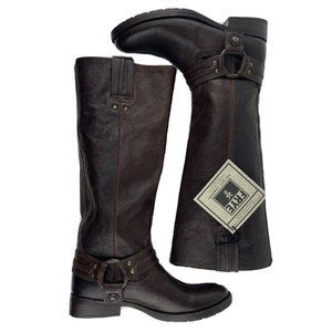 Womens Frye Boots Size 6 Melissa Harness Whiskey‎ P
